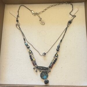 Chic Black and Silver Necklace